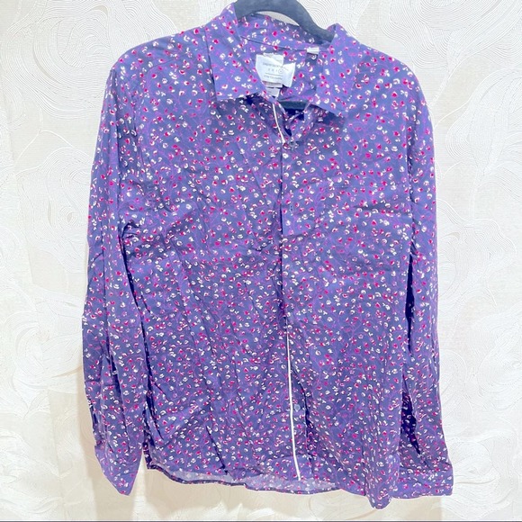 NEW MEN'S PAPER DENIM AND CLOTH LONG SLEEVE FLORAL BUTTON UP SHIRT - Picture 2 of 9